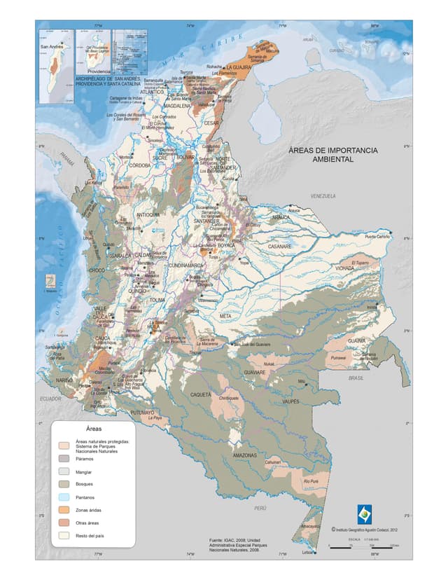 Imagen de Mapa de Áreas de Importancia Ambiental