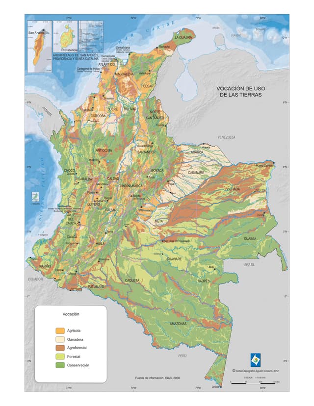 Imagen de Mapa de Vocación de Uso de las Tierras